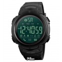 Чоловічі цифровий годинник Skmei 1301, waterproof, Bluetooth, чорні