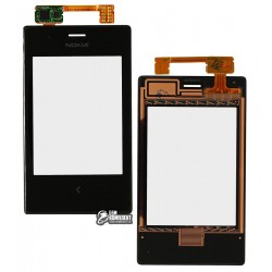 Тачскрін для Nokia 503 Asha Dual Sim, чорний