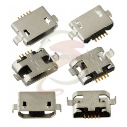 Коннектор зарядки для планшетов; мобильных телефонов, 5 pin, micro-USB тип-B, тип 1