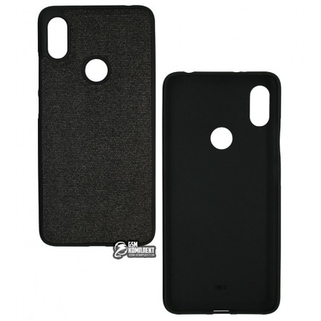 Чехол для Xiaomi Redmi S2, PC Original Cloth, силиконовый, черный Чехол для Xiaomi Redmi S2, PC Original Cloth, силиконовый, черный