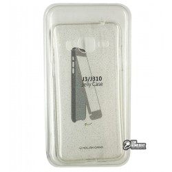 Чехол для Samsung J320 Galaxy J3 (2016), Molan Shining, силиконовый, прозрачный