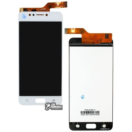 Дисплей для Asus ZenFone 4 Max (ZC520KL), білий, з сенсорним екраном