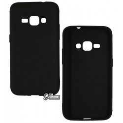 Чехол для Samsung J120 Galaxy J1 (2016), Joy, силиконовый, матовый, черный