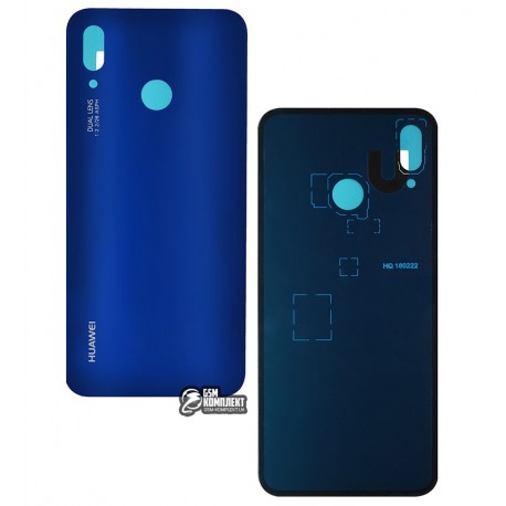Задняя панель корпуса для Huawei P20 Lite, синяя