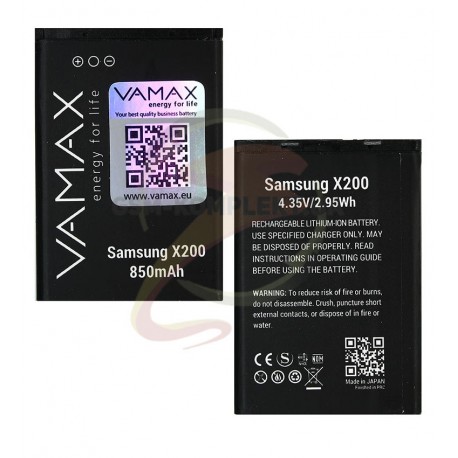 Аккумулятор Vamax для Samsung C120/C130/C250/C260/D520/D720/E380/E500/E870/E900/X160/X200/X210/X300/X630/X680 