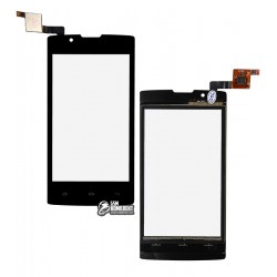 Тачскрин для Fly FS401, черный Тачскрин для Fly FS401, черный
