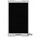 Дисплей для планшета Lenovo Tab 2 A8-50LC, білий, з сенсорним екраном (дисплейний модуль), TV080WXM-NL0 / 80WXM7040BZT