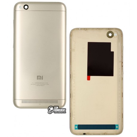 Задняя панель корпуса для Xiaomi Redmi 5A, золотистая