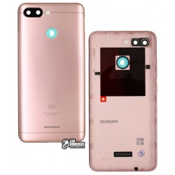 Задняя панель корпуса для Xiaomi Redmi 6, розовая