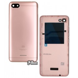 Задняя панель корпуса для Xiaomi Redmi 6A, розовая