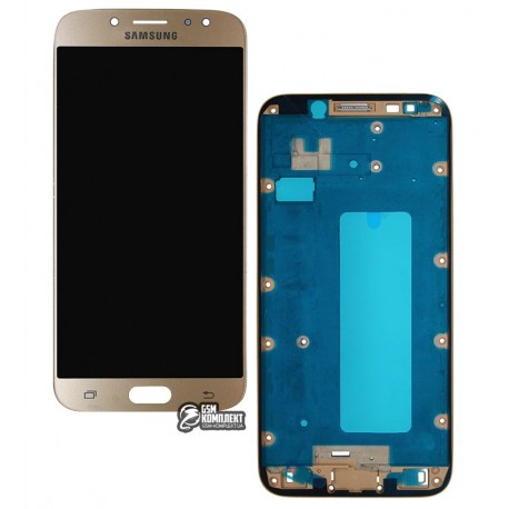 Дисплей для Samsung J730F Galaxy J7 (2017), золотистый