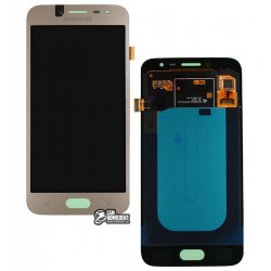 Дисплей для Samsung J250F Galaxy J2 (2018), золотистый, с сенсорным экраном (дисплейный модуль), Original (PRC), original glass