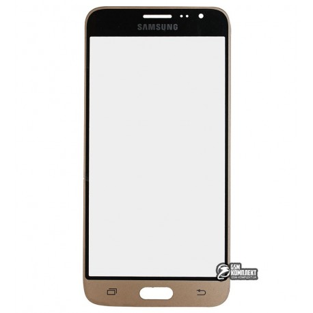 Стекло корпуса для Samsung J320H/DS Galaxy J3 (2016), золотистое