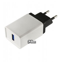 Зарядное устройство QC3.0-CC, 3.5А, 1USB, с QC 3.0 (Qualcomm Quick Charge)