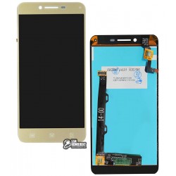 Дисплей для Lenovo A6020a46 Vibe K5 Plus, Lemon 3, золотистий, з сенсорним екраном (дисплейний модуль)