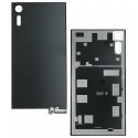 Задня панель корпусу для Sony F8332 Xperia XZ, чорний колір
