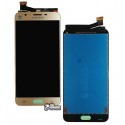 Дисплей для Samsung G610 Galaxy J7 Prime, SM-G610 Galaxy On Nxt, золотистый, с сенсорным экраном (дисплейный модуль), Original (PRC), self-welded