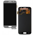 Дисплей для Samsung G930F Galaxy S7, сріблястий колір, з сенсорним екраном (дисплейний модуль), оригінал (PRC)