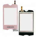 Тачскрін для Samsung S3370, рожевий