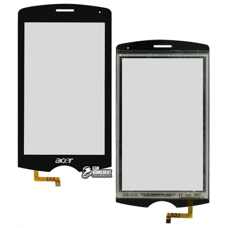 Сенсорный экран для Acer E200, черный
