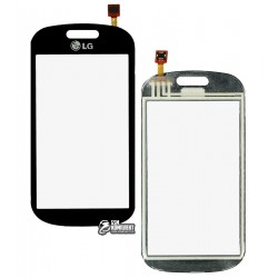 Тачскрин для LG GT350, черный