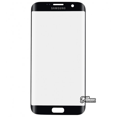 Скло корпусу для Samsung G935F Galaxy S7 EDGE, чорне