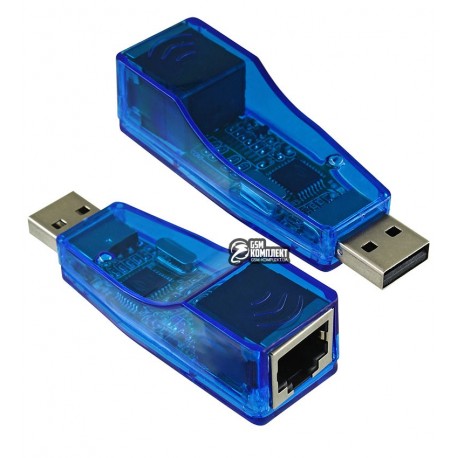 LAN переходник USB ETHERNET (штекер USB A- гнездо RJ45)