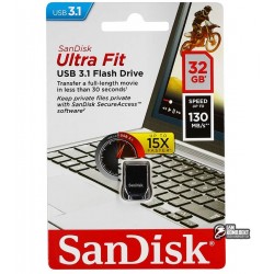 Флешка 32 Gb SanDisk Ultra Fit USB3.0 Flash Drive (SDCZ43-032G-GAM46)
