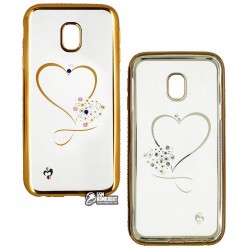 Чехол для Samsung J330 Galaxy J3 (2017), Diamond, силиконовый