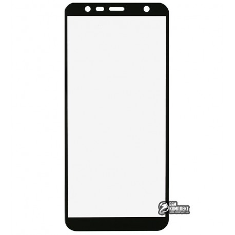 Закаленное защитное стекло для Samsung J610 Galaxy J6 Plus (2018), 0,26 мм 9H, 2.5D, черное