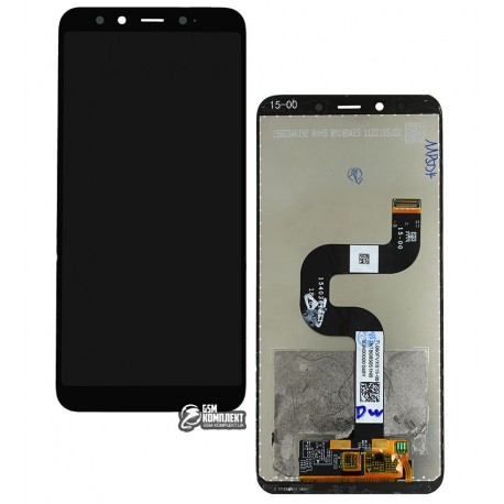 Дисплей для Xiaomi Mi 6X, Mi A2, черный, с сенсорным экраном (дисплейный модуль), Original (PRC)