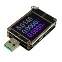USB Тестер WITRN-U2, DC: 4V-24V, I: 0-5A, 0-99999Ah, 0-99999Wh, TFT дисплей 128 160