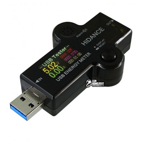 USB Тестер J7-H DC:3.6V-32V I:0A-5.1A, с поддержкой QC2.0, QC3.0, BC1.2, Apple Voltage Range