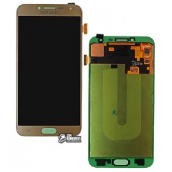 Дисплей для Samsung J400F Galaxy J4, золотистый, с сенсорным экраном (дисплейный модуль), Original (PRC), original glass