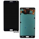 Дисплей для Samsung A700F Galaxy A7, A700H Galaxy A7, черный, с сенсорным экраном (дисплейный модуль), (OLED), High Copy