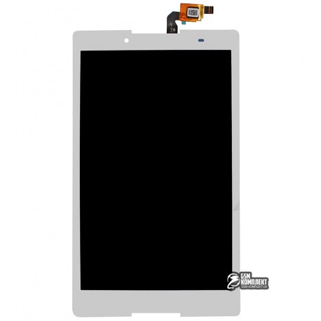 Дисплей для планшета Lenovo Tab 3 TB3-850M LTE, белый, с сенсорным экраном (дисплейный модуль)