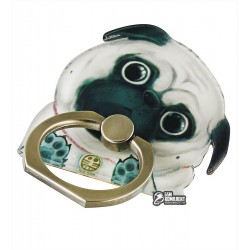 Кольцо-держатель для телефона, мопс 1