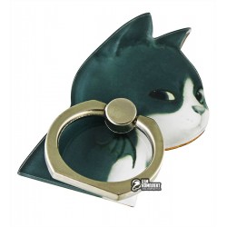 Кольцо-держатель для телефона, кот