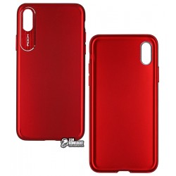 Чехол для Apple iPhone X, iPhone XS, Rock - Classy Series, бордовый