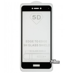 Закаленное защитное стекло для Huawei P8 Lite (2017), 2,5D, 0,26 мм 9H, Full Glue