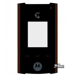 Скло корпусу для Motorola V6, чорний, зовнішнє Скло корпусу для Motorola V6, чорний, зовнішнє