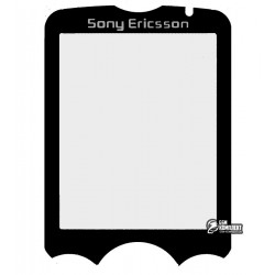 Скло корпусу для Sony Ericsson W810, чорне
