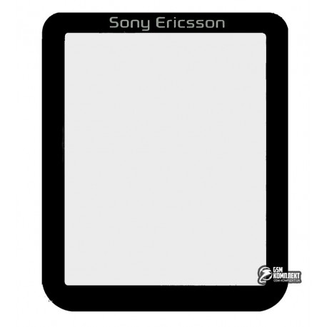 Стекло корпуса для Sony Ericsson W880, черный
