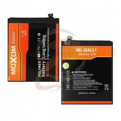 Акумулятор Moxom BN31 для Xiaomi Mi A1, Mi5X, Redmi Note 5A, MDG6, Redmi S2, Li-Polymer, 3,85 B, 3080 мАг Акумулятор Moxom BN31 для Xiaomi Mi A1, Mi5X, Redmi Note 5A, MDG6, Redmi S2, Li-Polymer, 3,85 B, 3080 мАг