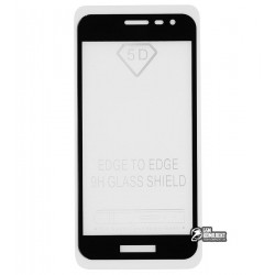 Закаленное защитное стекло для Samsung J260 Galaxy J2 Core (2018), 0,26 мм 9H, 2.5D, Full Glue, черное