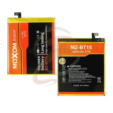 Аккумулятор BT15 для Meizu M3s, Li-Polymer, 3,85 B, 3020 мАч, (moxom)
