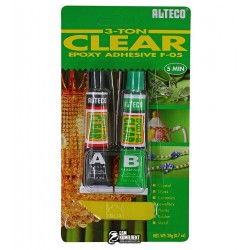 Клей эпоксидный Alteco 2-х компонентный, прозрачный, 2*10г Клей эпоксидный Alteco 2-х компонентный, прозрачный, 2*10г
