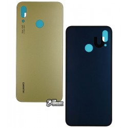 Задняя панель корпуса для Huawei P20 Lite, золотистая Задняя панель корпуса для Huawei P20 Lite, золотистая