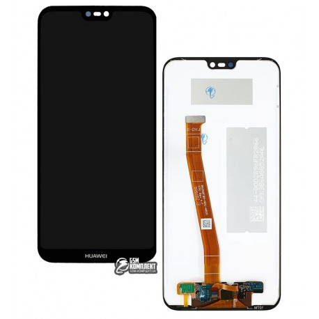 Дисплей для Huawei P20 Lite, черный, с сенсорным экраном (дисплейный модуль), original (PRC)