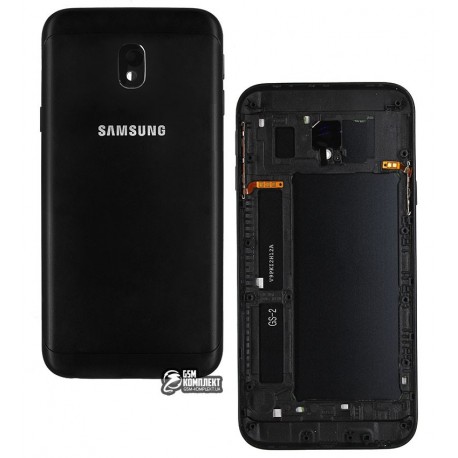 Задняя крышка батареи для Samsung J330F Galaxy J3 (2017), черная